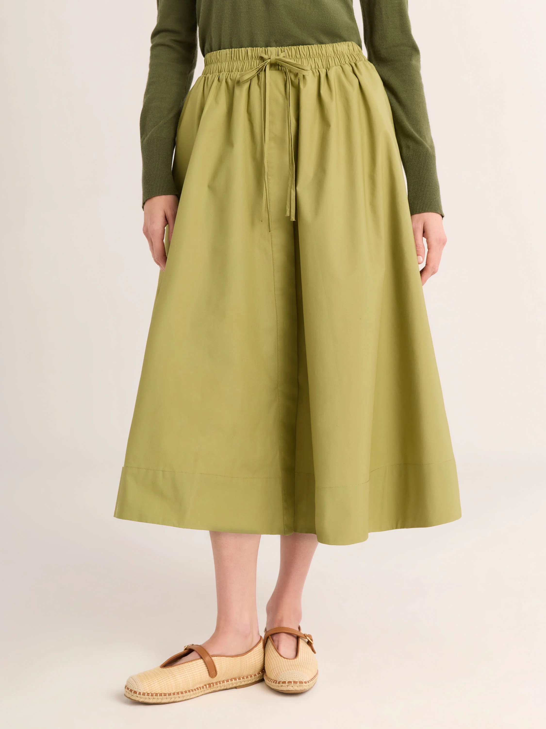 Free Assembly Women's and Women's Plus  Tie Front Cotton Maxi Skirt, XS-4X | Walmart (US)