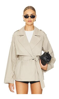 Velvet by Graham & Spencer Nancy Trench in Khaki from Revolve.com | Revolve Clothing (Global)