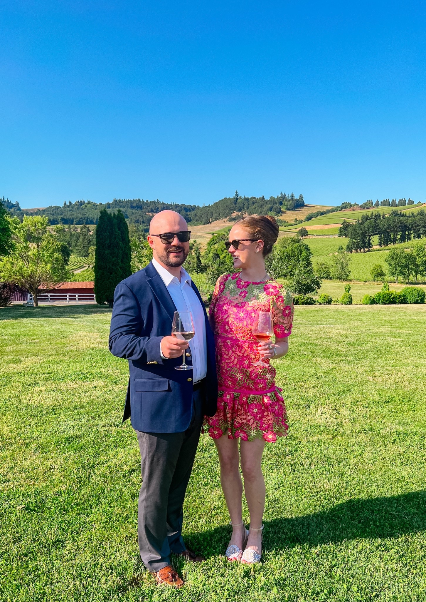 A gorgeous wedding in a gorgeous city!! Still daydreaming about this view! 🍷🍇 Linking my wedding guest dress & outfit details below! 

#LTKSummerEdit #LTKWedding