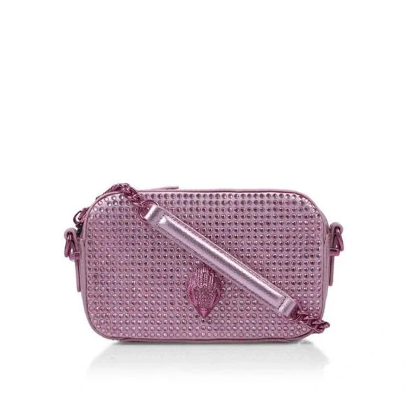 Kurt Geiger Jeweled Kensington Small Camera Bag in Pink NWT | Poshmark