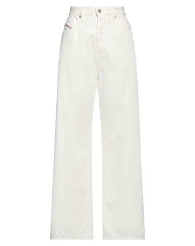 Diesel Woman Jeans Cream Size 28W-32L Cotton | YOOX (US)
