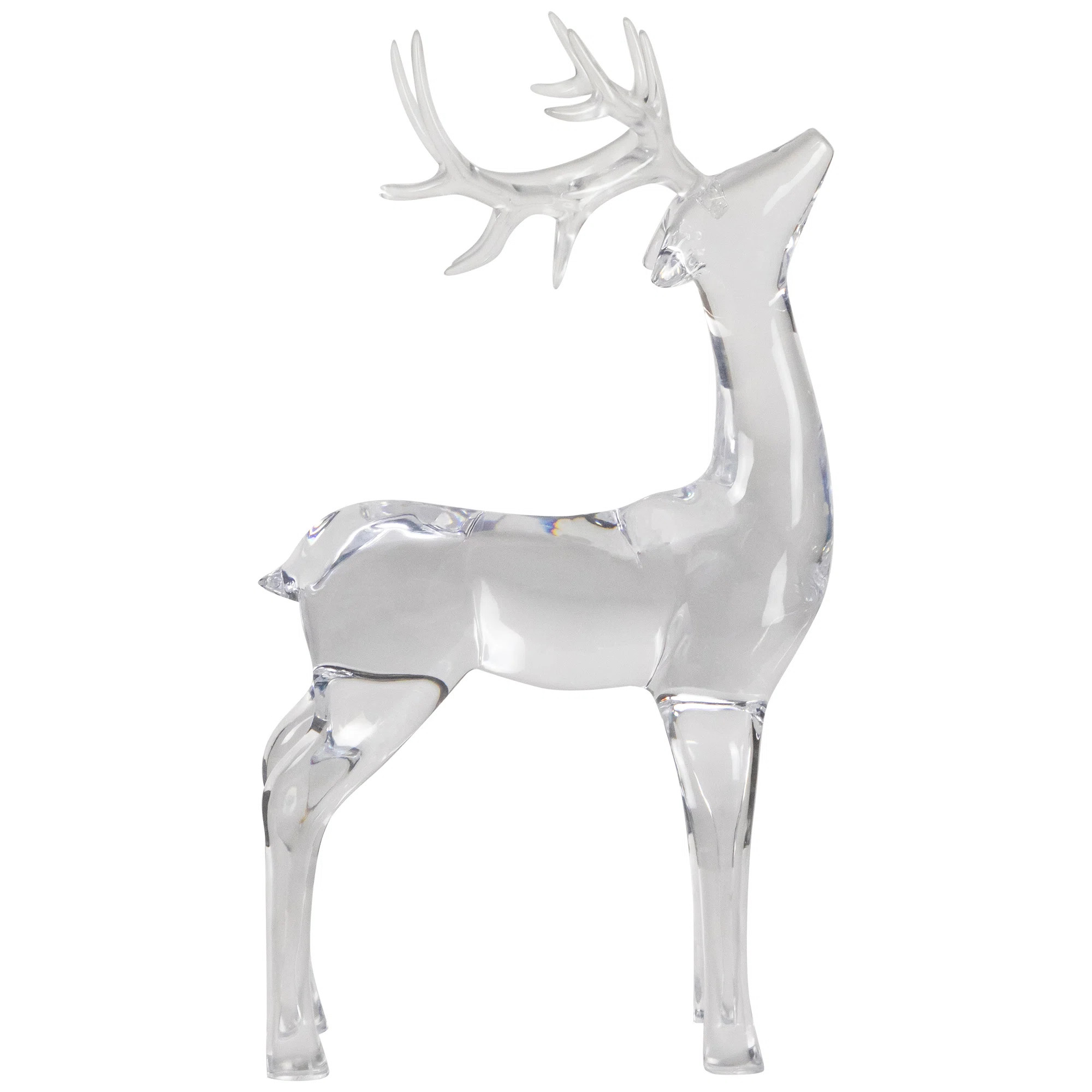 Standing Acrylic Deer Christmas Decoration - 15" | Wayfair North America