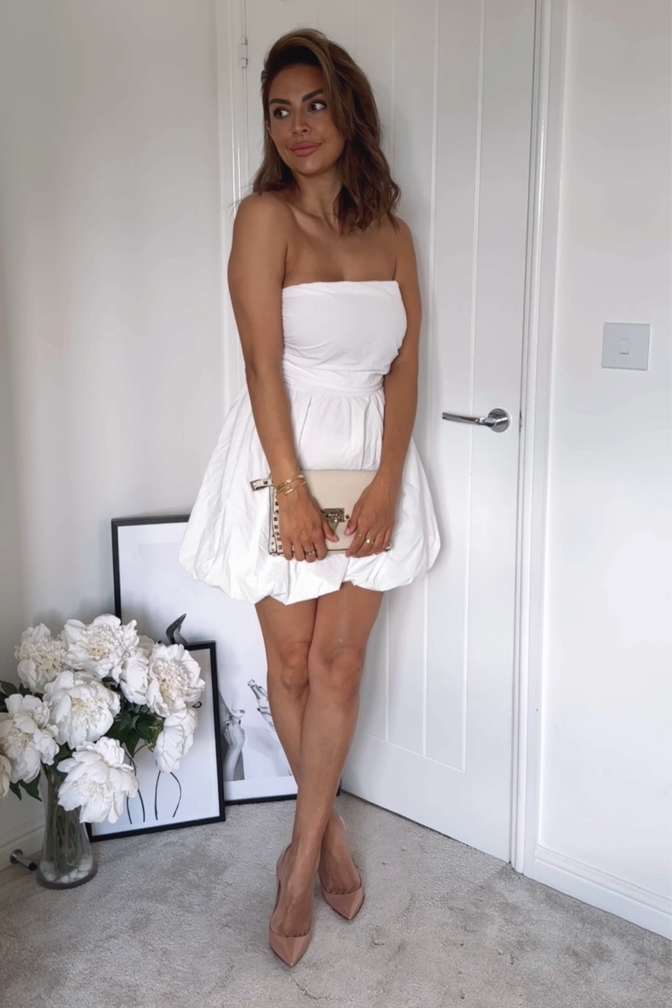 White dress 

#LTKuk #LTKsummer #LTKpartywear