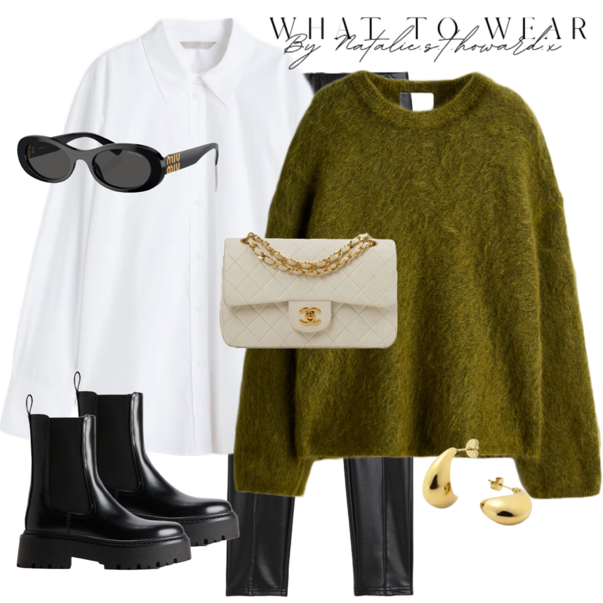 Let her trousers, a shirt , chunky boots and a knit is such a go to autumn combo 🤎🫒

#LTKuk #LTKstyletip #LTKautumn