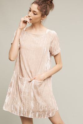 Crinkled Velvet Tunic | Anthropologie (US)