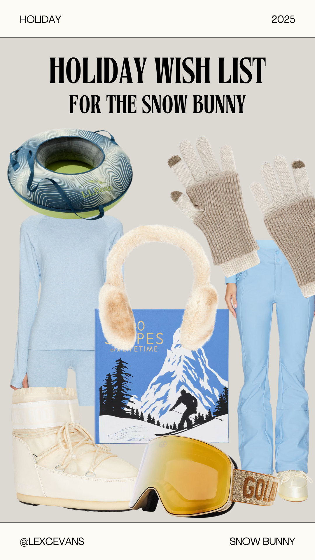 Holiday Wish List - For the Snow Bunny 

 #LTKGiftGuide #LTKHoliday