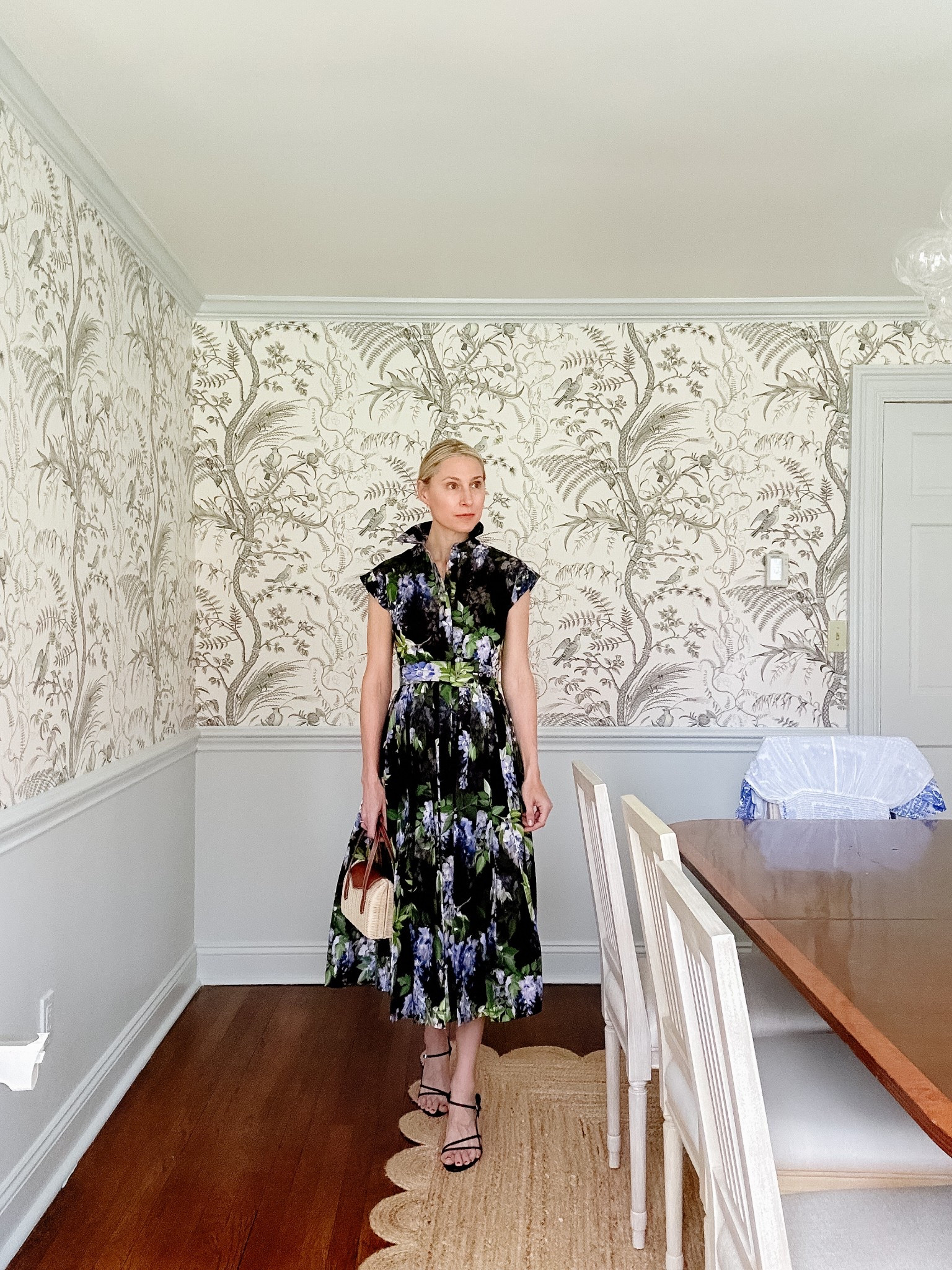 Graduation dress, spring dress, spring wedding guest outfit, sandals, straw bag 

#LTKSeasonal #LTKStyleTip