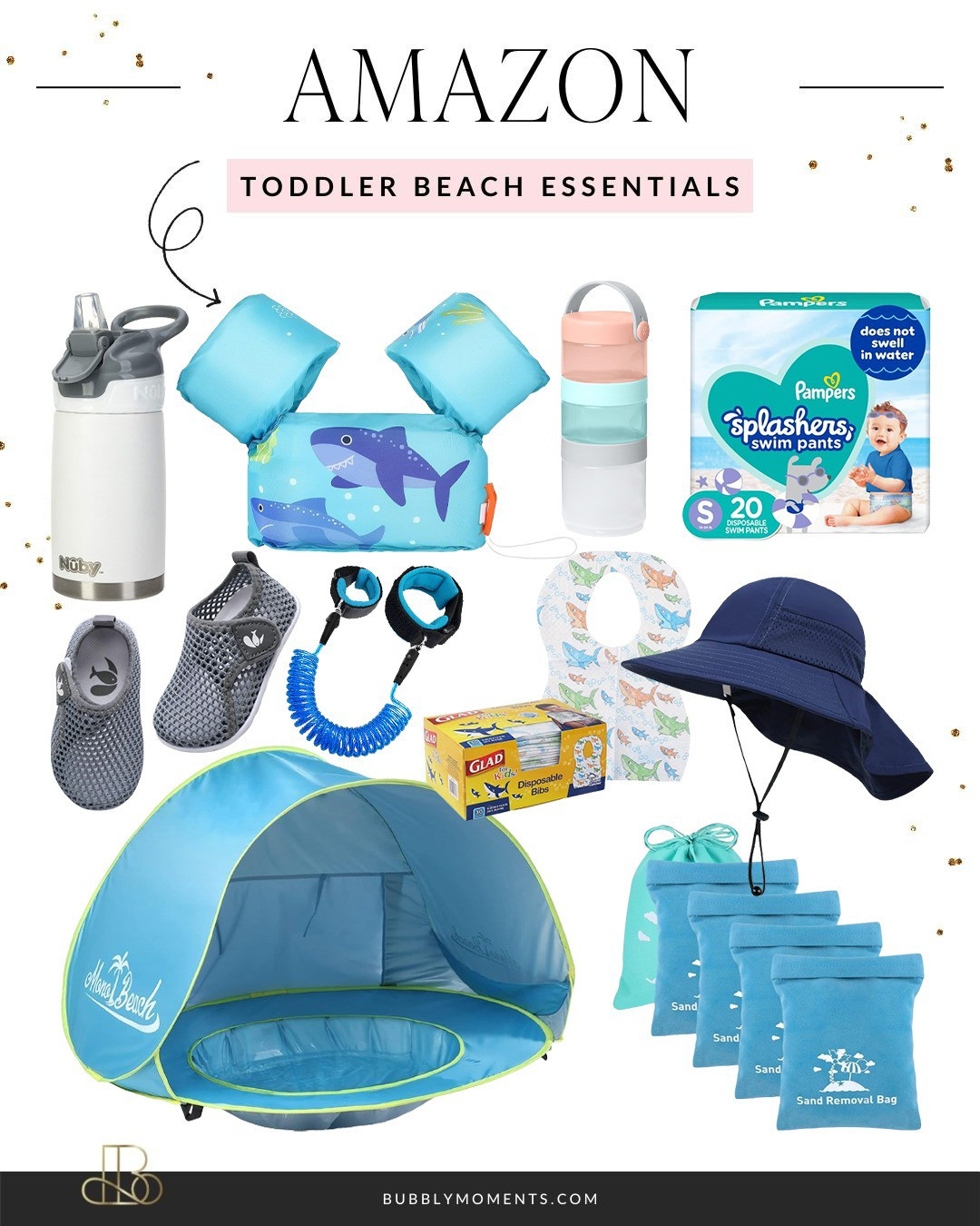 Prepare for a fun-filled day at the beach with our top Amazon Toddler Beach Essentials! Ensure your little ones have everything they need for a safe and enjoyable seaside adventure. Our curated selection includes adorable swimwear, sun hats, UV protection, sand toys, and toddler-friendly beach chairs. Don't forget the must-have sunscreen and floaties for extra safety. Designed with comfort and durability in mind, these essentials will make beach outings a breeze. Shop now to make your toddler's beach day unforgettable and hassle-free! #LTKkids #LTKswim #LTKfindsunder50 #ToddlerBeachEssentials #AmazonFinds #BeachDay #SummerFun #BeachWithKids #ToddlerSwimwear #SunProtection #BeachToys #FamilyBeachDay #BeachGear #SummerVibes #TravelWithKids #AmazonShopping #BeachLife

