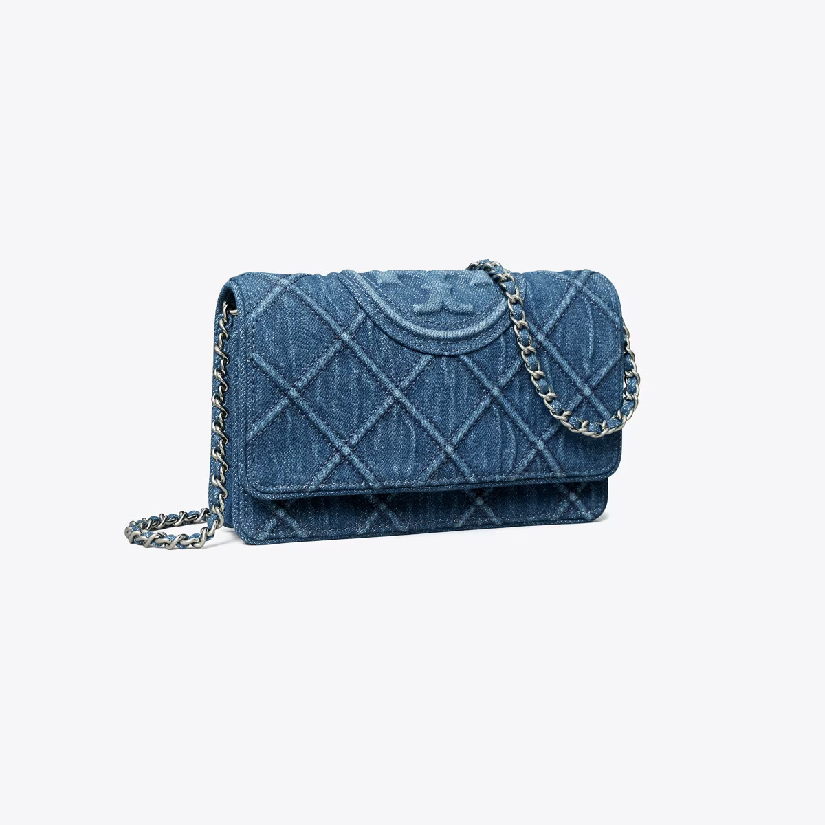 Fleming Denim Crossbody: Women's Designer Mini Bags | Tory Burch | Tory Burch (US)