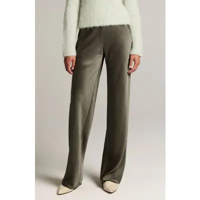 Vince Fluid High Waist Straight Leg Pants in Black at Nordstrom, Size Large | Nordstrom