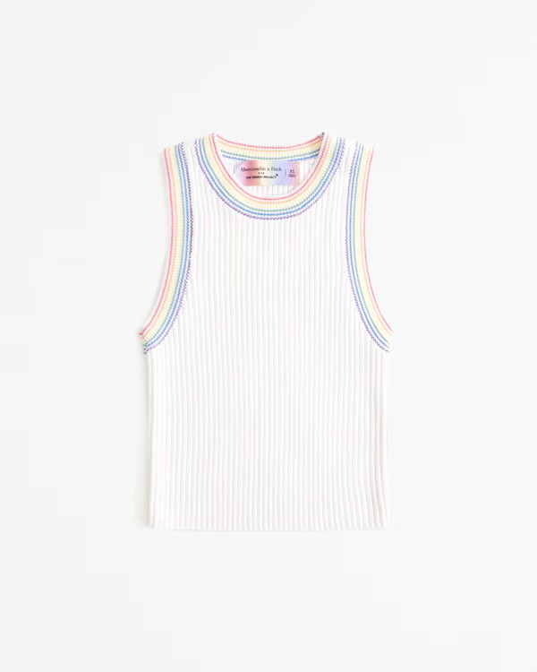pride Pride High-Neck Sweater Tank | pride pride | Abercrombie.com | Abercrombie & Fitch (US)