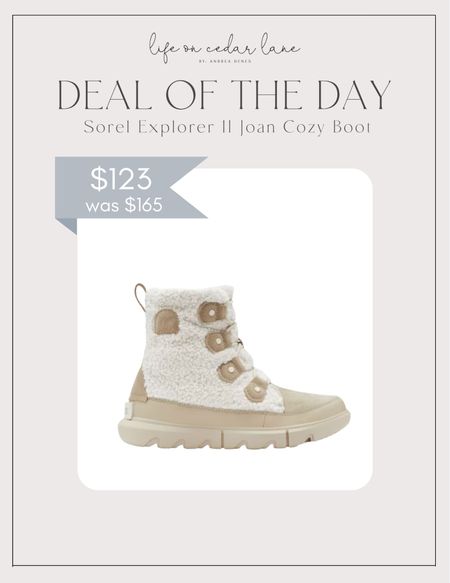 Snag these Women’s Sorel Explorer II Joan Cozy Boots and save 25% off!! Comes in 4 other colors & other faves linked below all on sale too!

#boots #giftsforher #teengifts #christmasgifts #holidaygifts

#LTKCyberweek #LTKHoliday #LTKGiftGuide