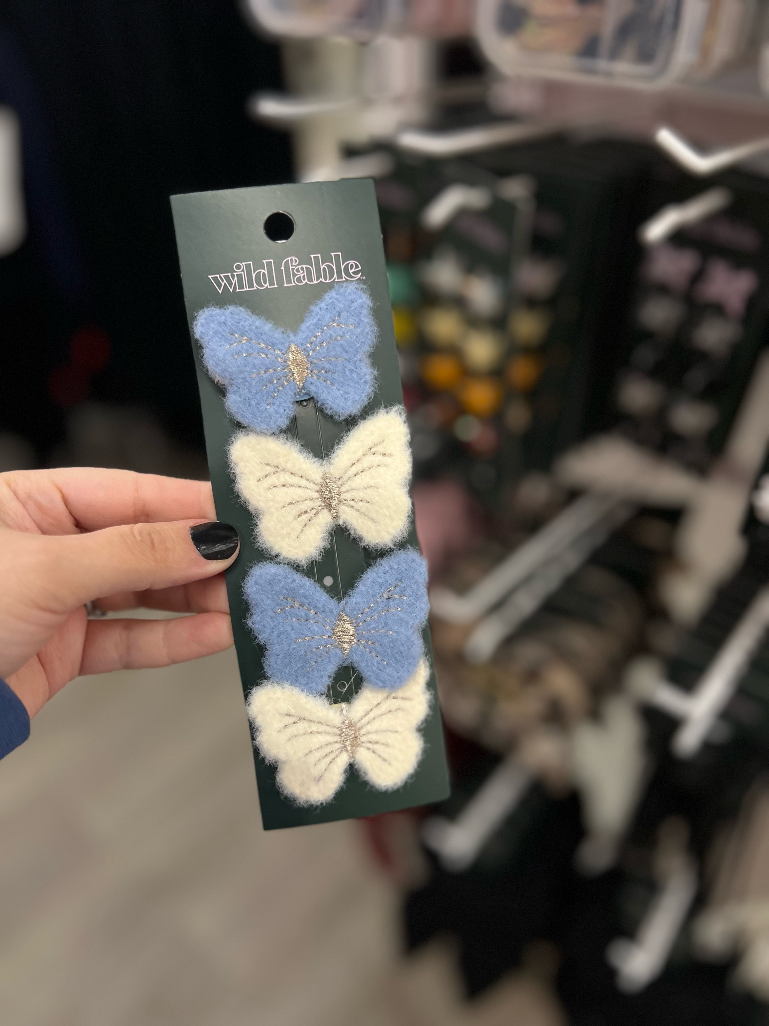 Butterfly Hair Clip Set 4pc - Wild Fable™ Ivory/Blue

#LTKGiftGuide #LTKBeauty #LTKStyleTip