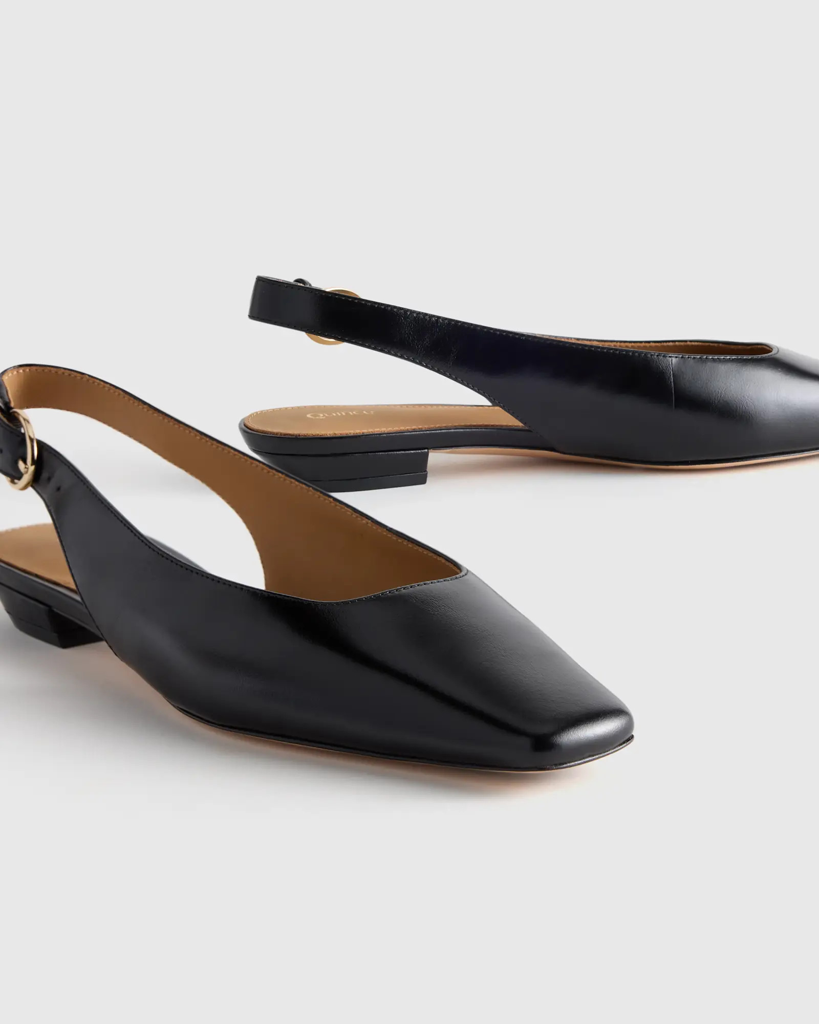Italian Leather Slingback Flat | Quince