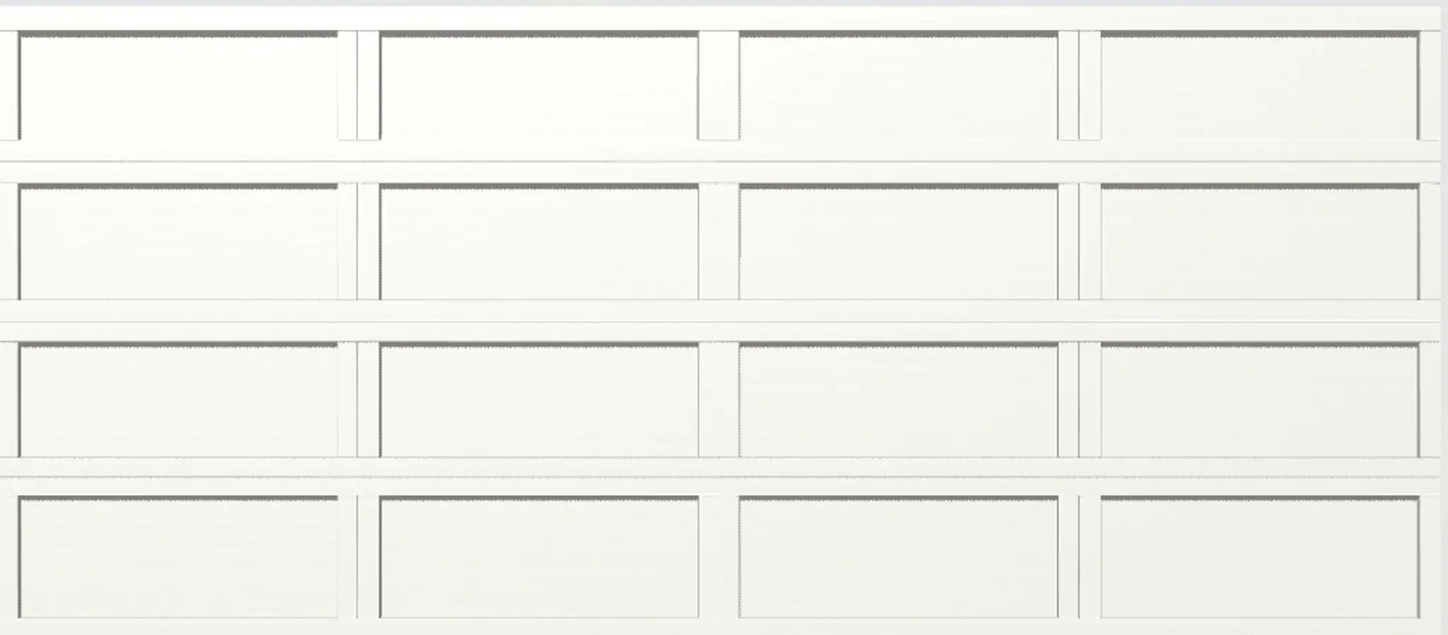 Wayne Dalton Classic Steel Model 9405 16-ft x 7-ft 10 R-Value Insulated White Double Garage Door one_size | WD9405WSFW167 | Lowe's