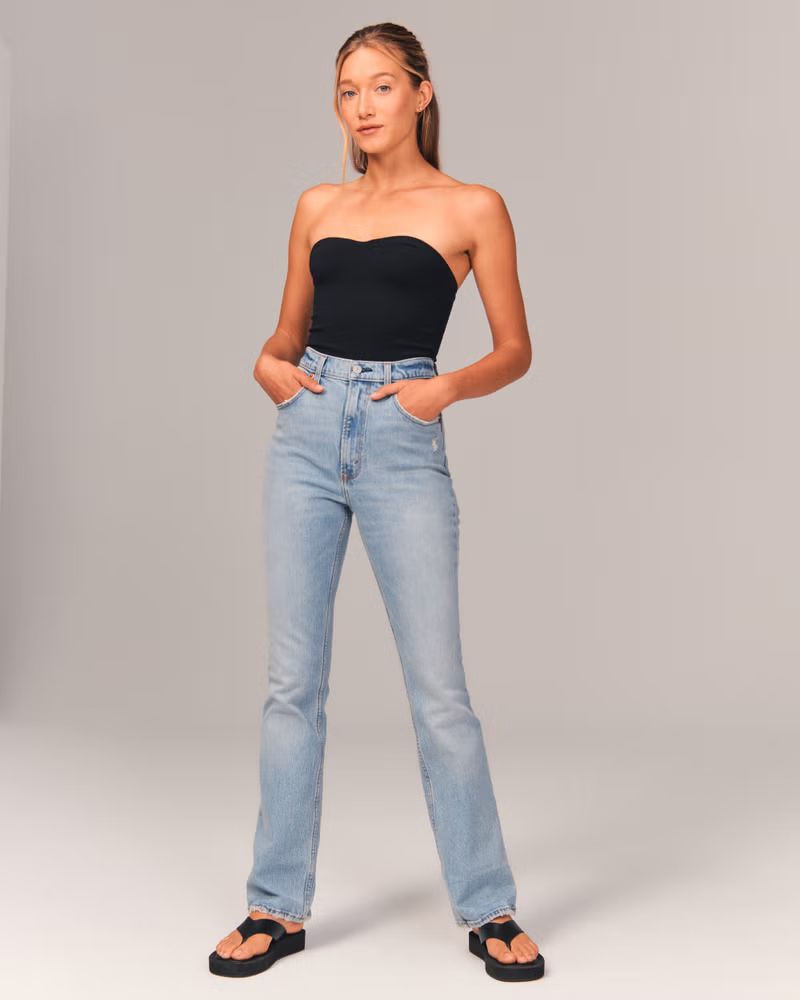 Women's Ultra High Rise Vintage Flare Jean | Women's Up To 25% Off Select Styles | Abercrombie.co... | Abercrombie & Fitch (US)