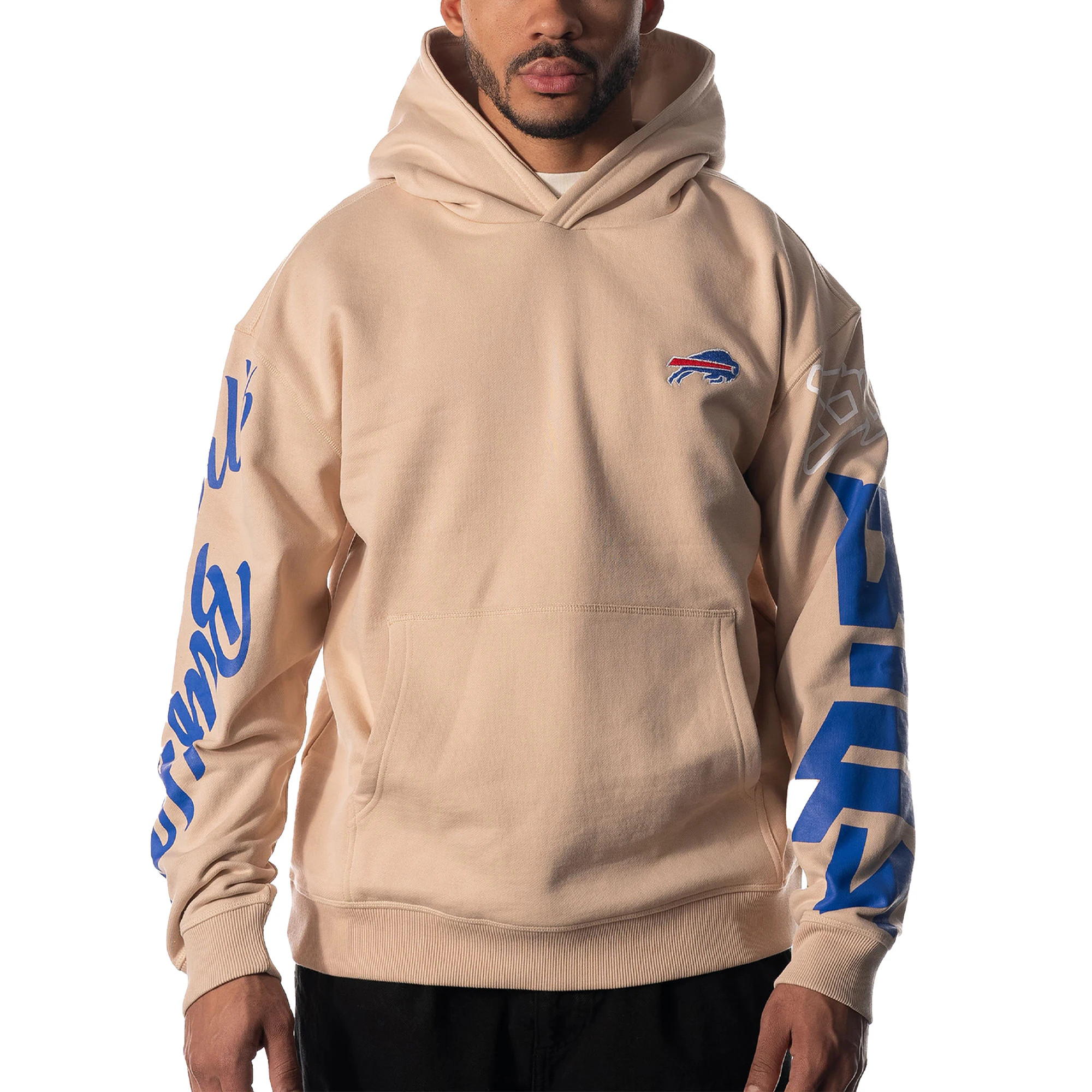 Unisex Buffalo Bills The Wild Collective Cream Heavy Block Graphic Pullover Hoodie | NFL Shop