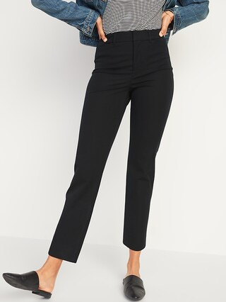 High-Waisted Pixie Straight-Leg Ankle Pants for Women | Old Navy (US)