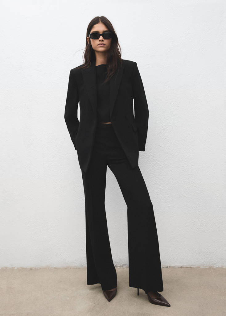 High-waist suits trousers black - Women - 6 - MANGO | Mango (US/MX/AU)