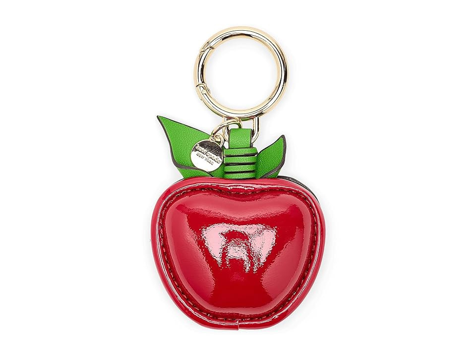 Kate Spade New York Charmed Patent Leather Big Apple Bag Charm Wallet Handbags Dark Scarlet: One Size | Zappos.com