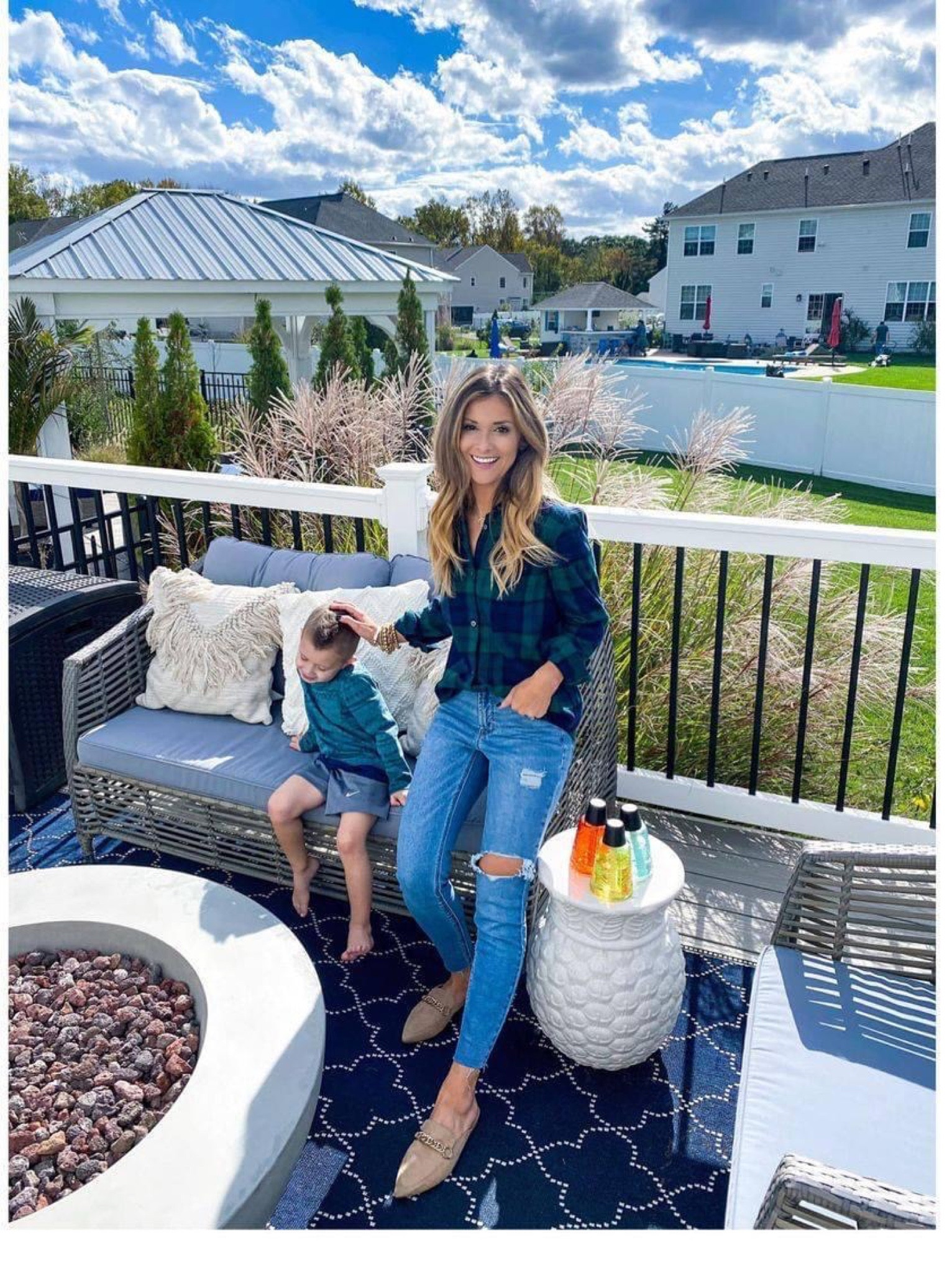 $11 flannel shirts today only! Wearing xs reg in top, wearing petite in jeans at 5’1. 

#LTKsalealert #LTKunder50 #LTKstyletip