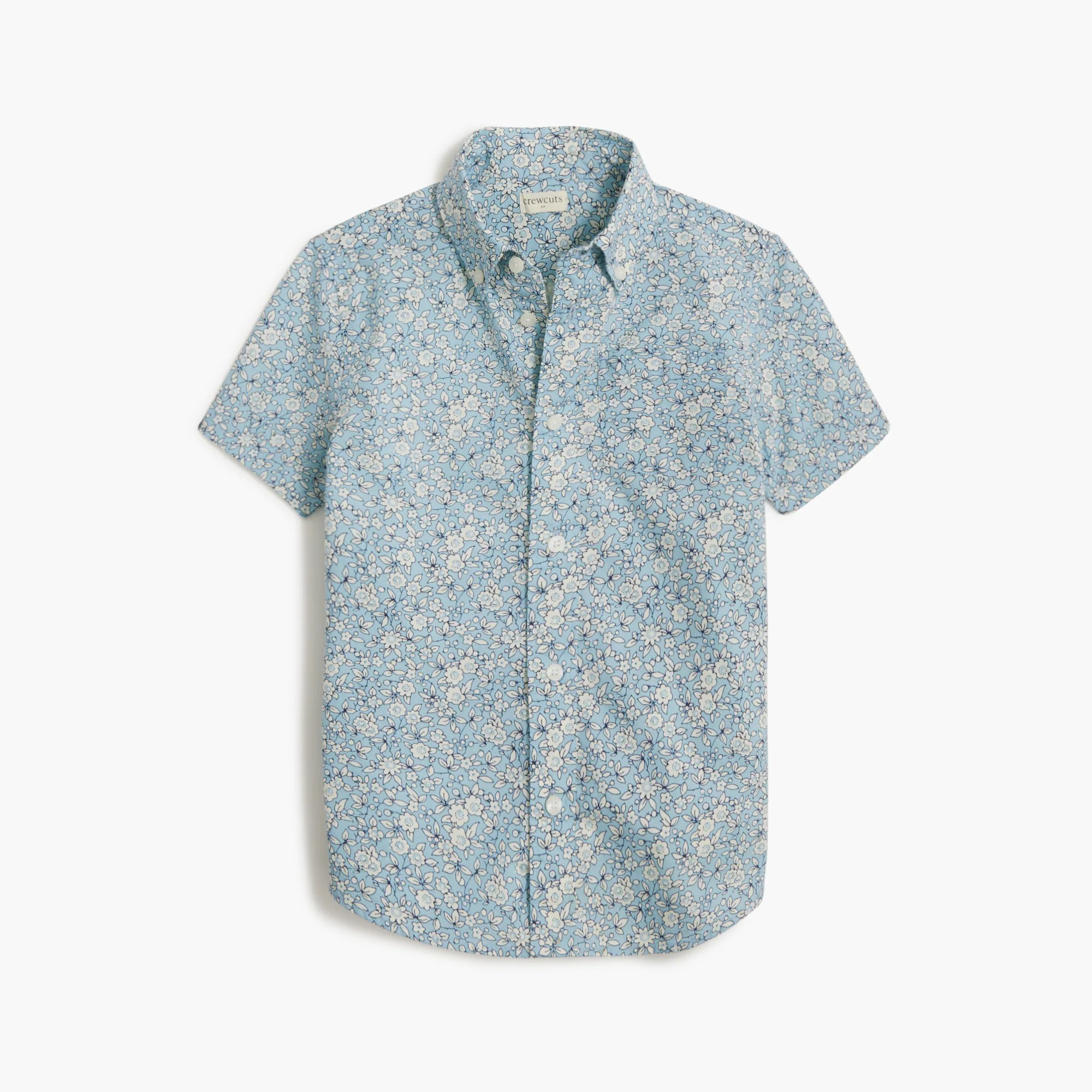 Boys' short-sleeve printed washed shirt | J.Crew Factory