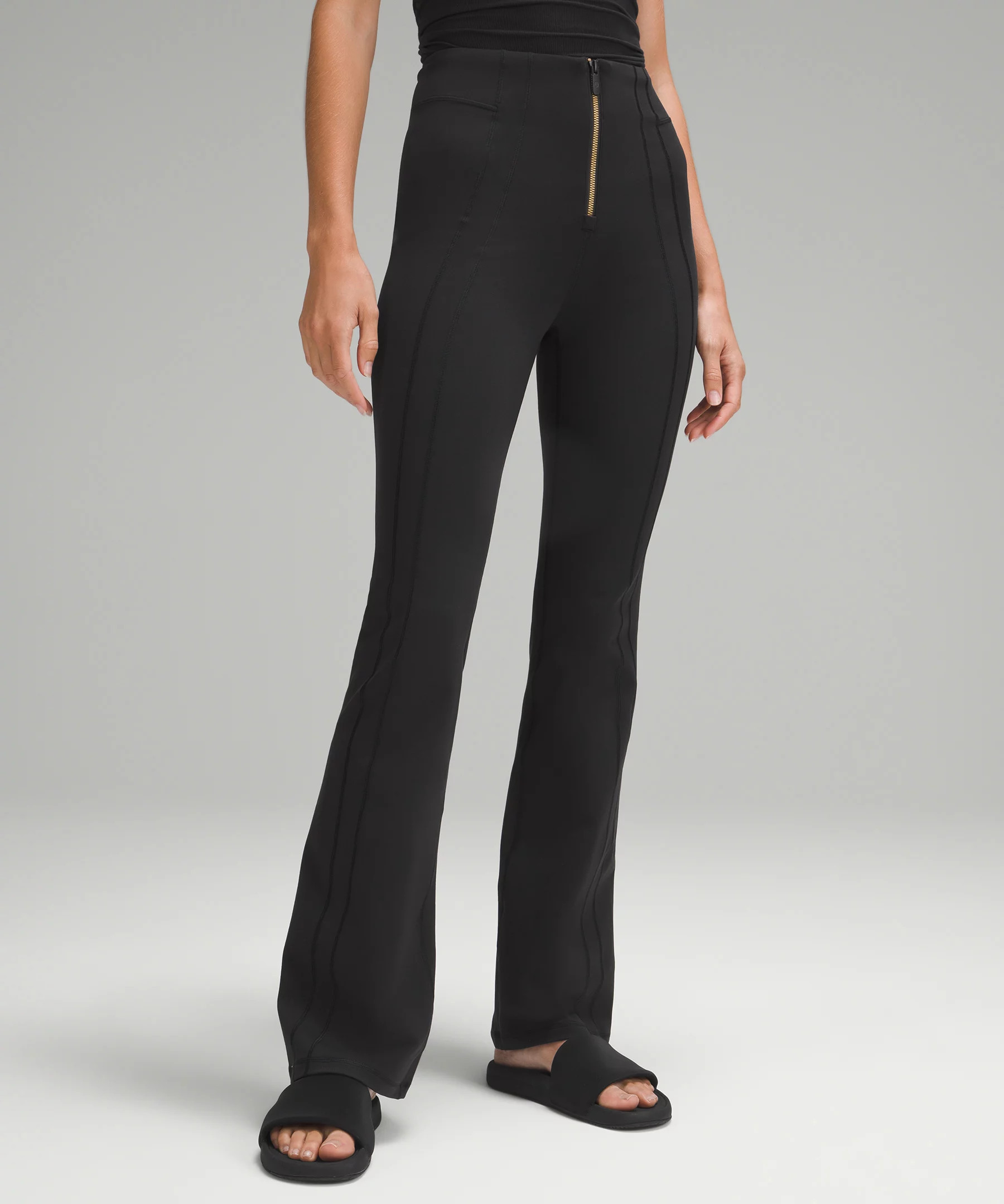Define Zip-Front High-Rise Flared Pant | Lululemon (US)