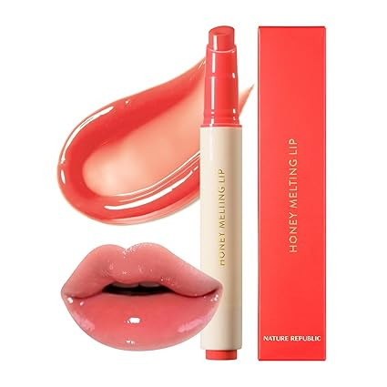 Nature Republic HONEY MELTING LIP (10 PEACH) SOFT LIP STICK, korean lip, Lip Gloss, Glow lip, glo... | Amazon (US)