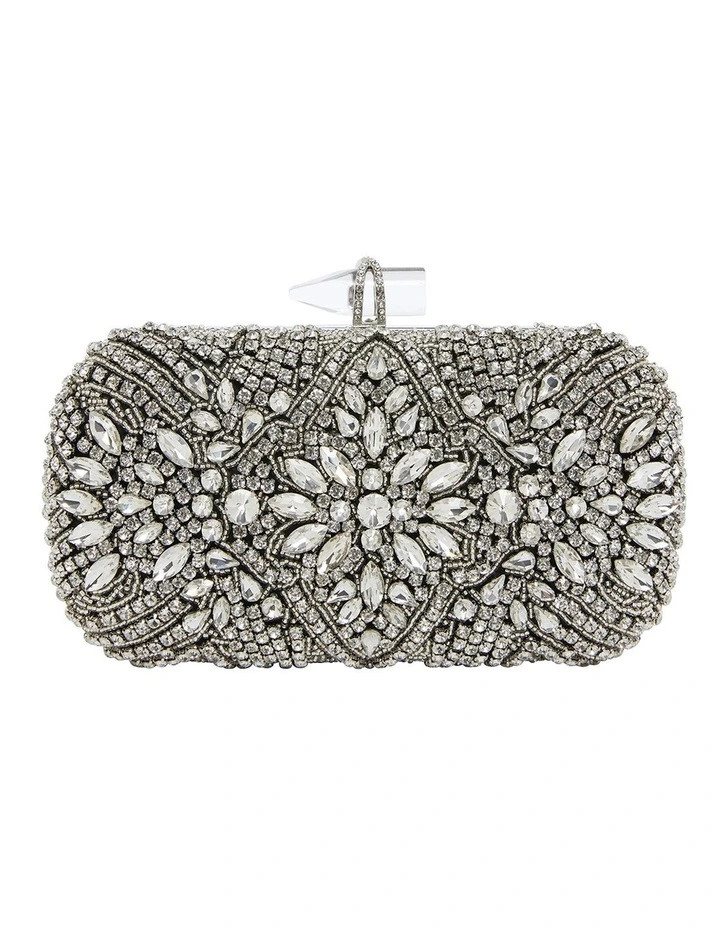 Gelsey Black/White Clutch Bag | Myer