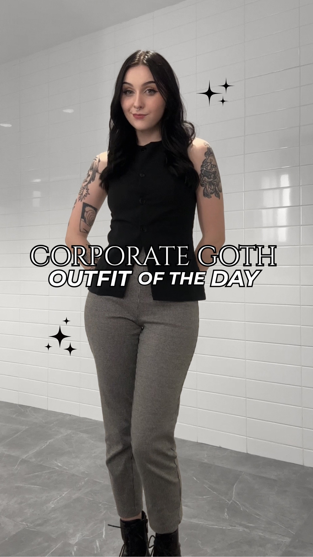 ootd ♡ 

Pants are originally H&M but no longer on their website! 

#ootd #corporategoth #alternativefashion 


#LTKootd