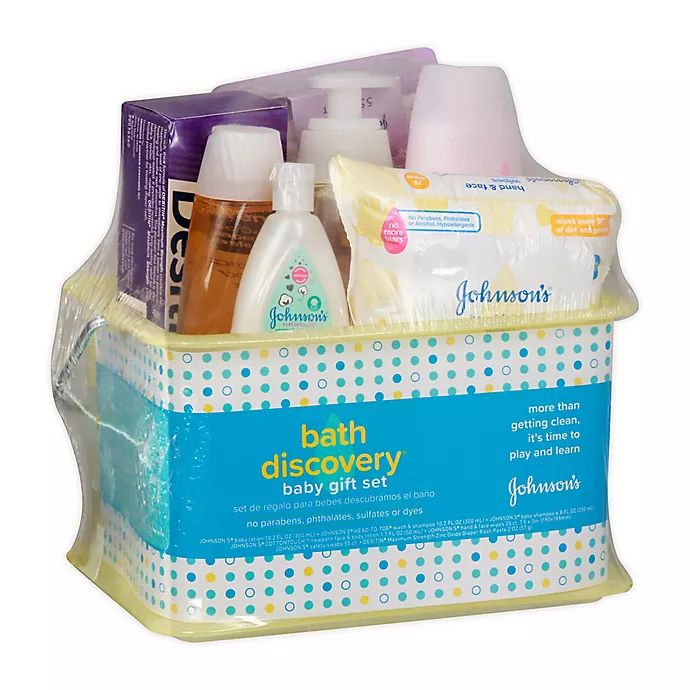 Johnson's 7-Piece Bath Discovery Baby Gift Set | buybuy BABY