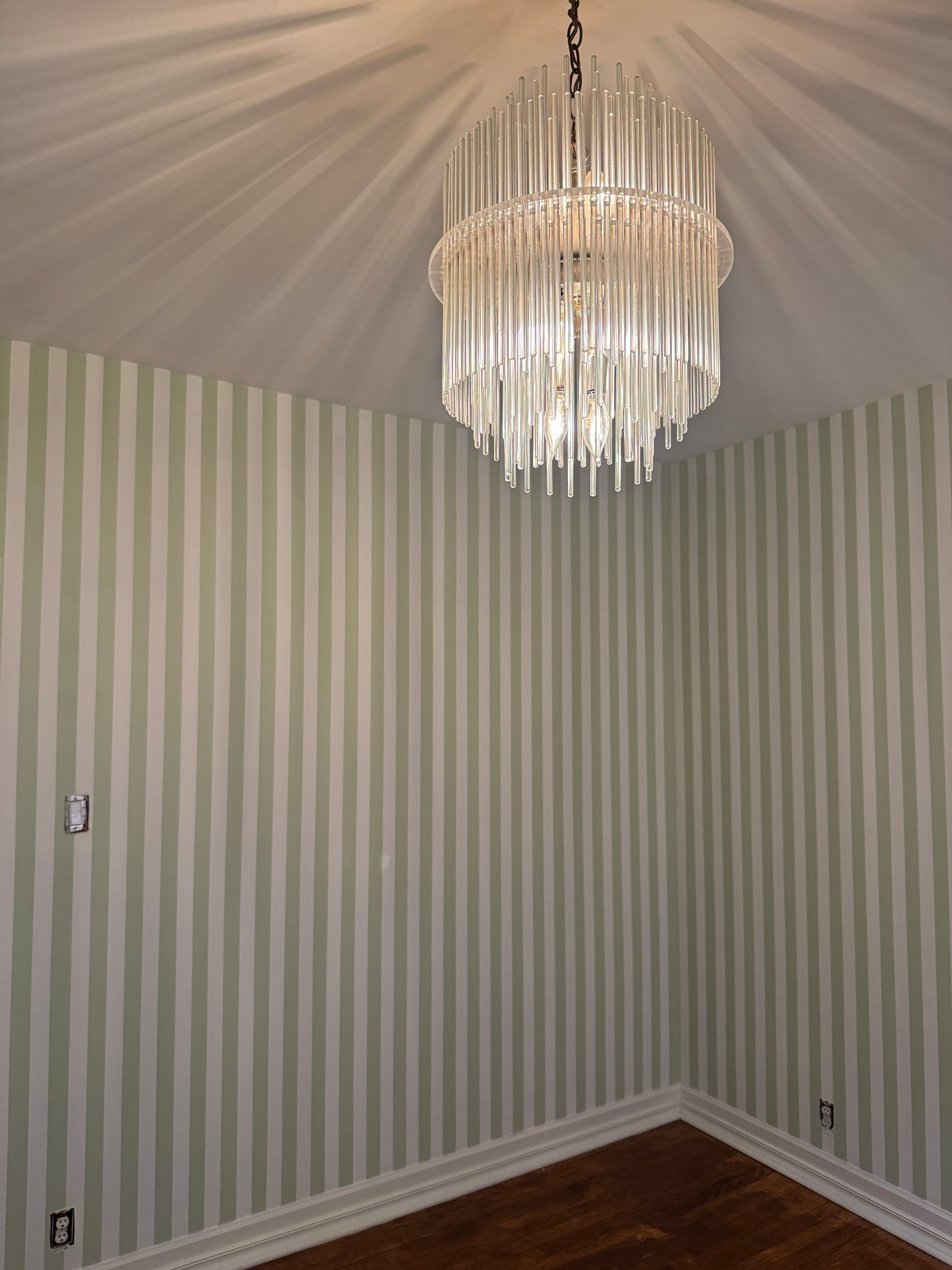 Products I used to paint the nursery stripes! Colors are Glade Green by Behr in matte and Whire Heron by Sherwin Williams! 

#LTKHome