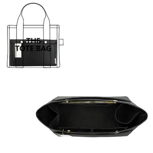 ZTUJO Purse Organizer Insert For Handbag & Tote Shaper,Tote Bag Organizer Insert For Speedy Neverful, 6 Sizes (Large,Silky Black) | Amazon (US)