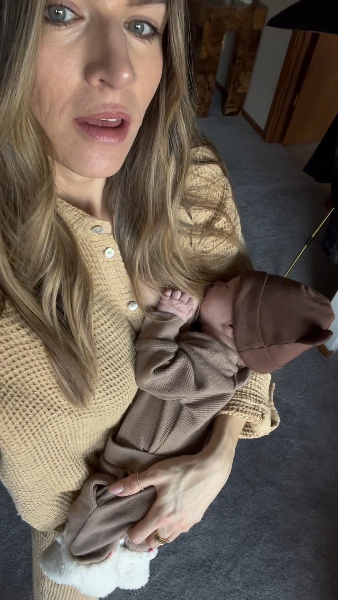 matching cotton waffle sets with my new little — keepin it in neutral these days. wearing size small for a slight oversized fit.

#LTKbaby #LTKFind #LTKstyletip