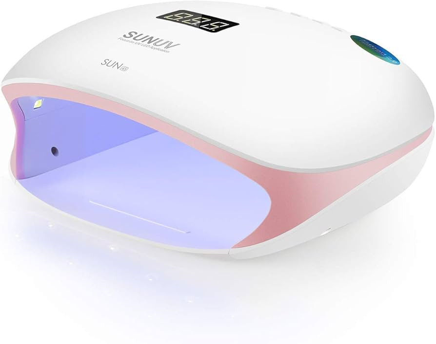 SUNUV UV Led Nail Lamp for Gel Polishes, 48W UV Gel Nail Dryer for Manicure and Pedicure with Sen... | Amazon (US)