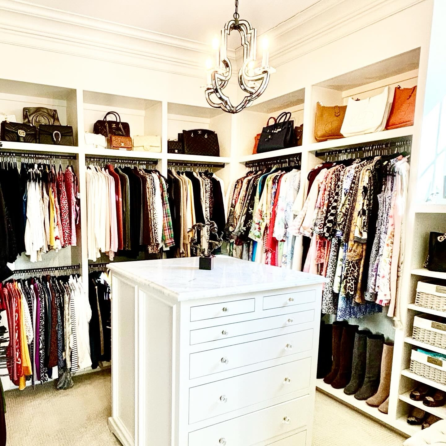 We love bringing closet dreams to life! 

This gorgeous closet now feels like shopping in a charming boutique! With so many gorgeous shoes and bags, we made sure each was displayed so our client can now shop” her own wardrobe daily! 


#LTKhome