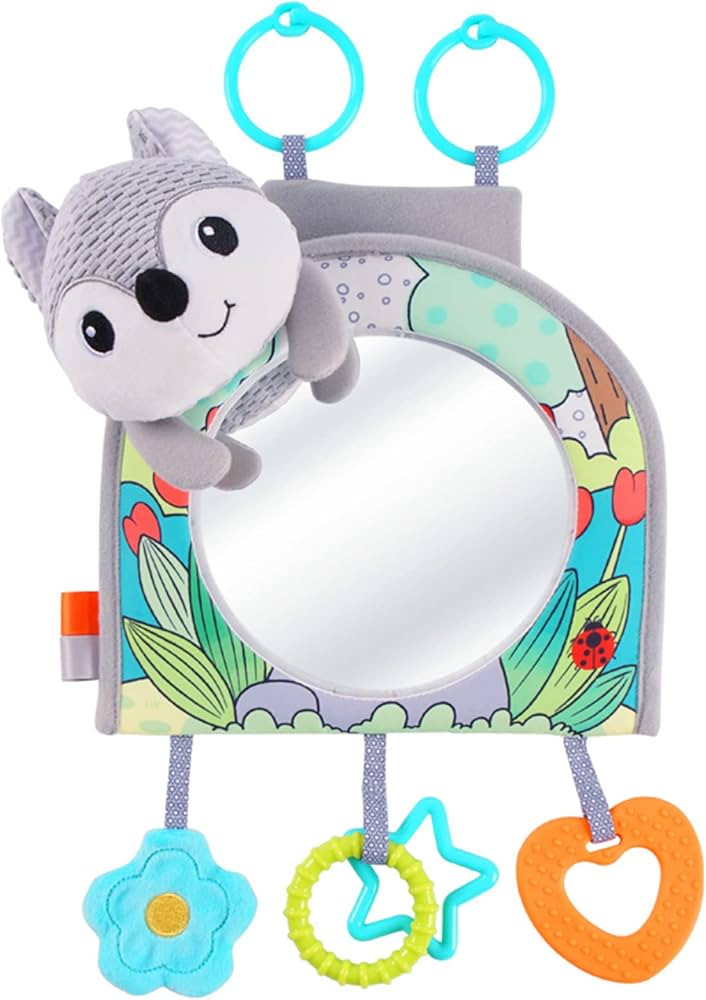 Koty Infant Car Seat Toy - Kick and Play Activity Center with Mirror, Teether and Crinkle Paper, ... | Amazon (US)