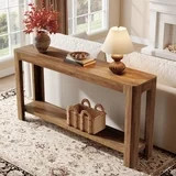 Tribesigns 63 Inch Long Entryway Console Table for Foyer, Hallway, Rustic Brown | Walmart (US)