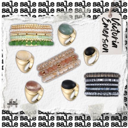 Victoria Emerson jewelry picks, wrap bracelets, beaded bracelets, rings, statement rings, boho jewelry 

#LTKSeasonal #LTKunder100 #LTKstyletip