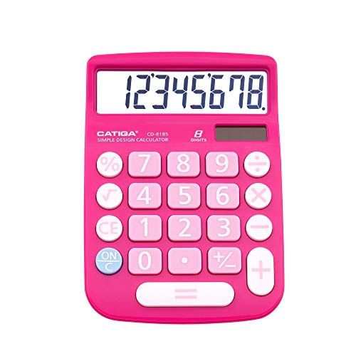 CATIGA CD-8185 Office and Home Style Calculator - 8-Digit LCD Display - Suitable for Desk and On The | Amazon (US)
