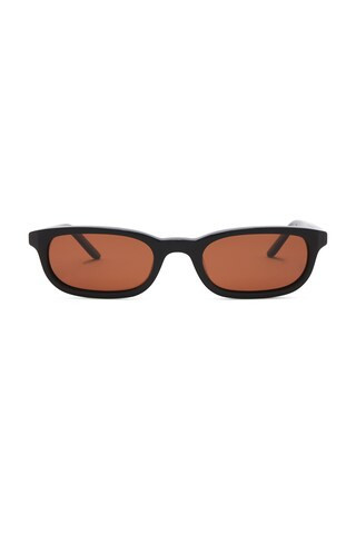 BRU Eyewear Flossie Wayfarer Sunglasses in Brown | FWRD 