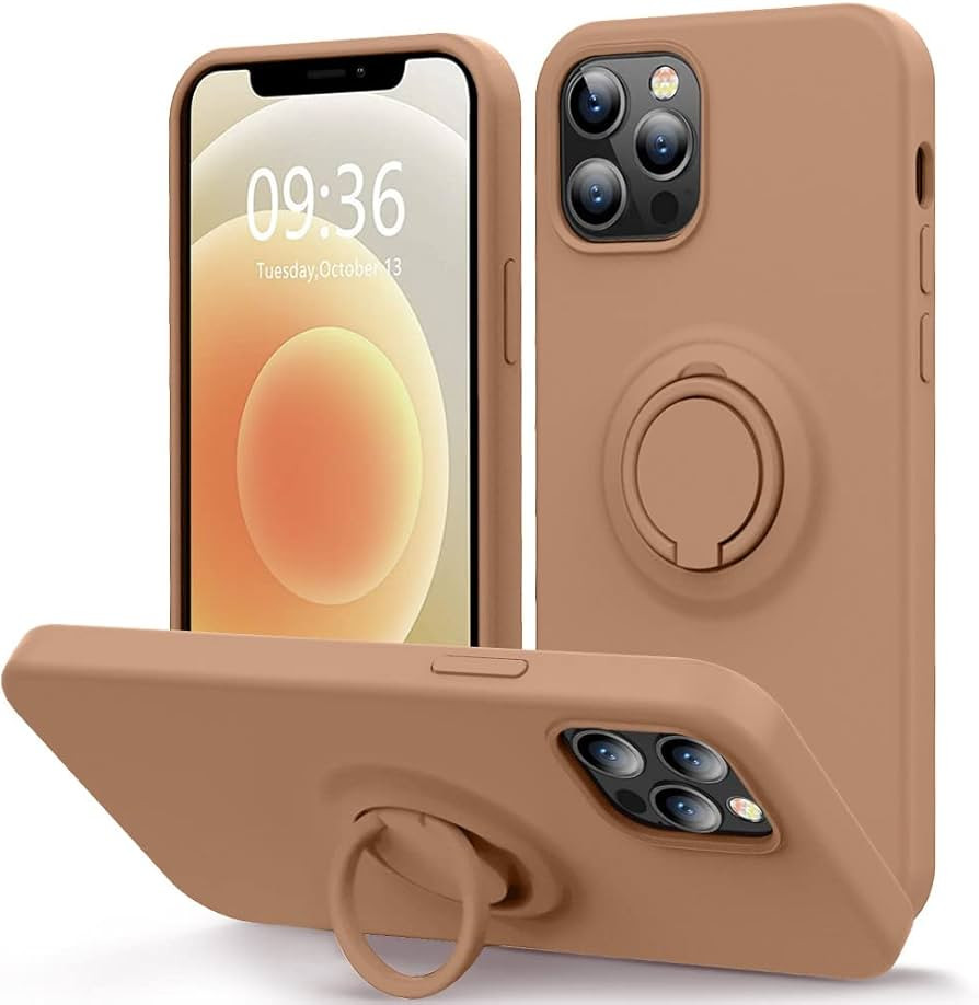 MOCCA Compatible with iPhone 12 Case, iPhone 12 Pro Case 6.1inch with Ring Kickstand |Super Soft ... | Amazon (US)