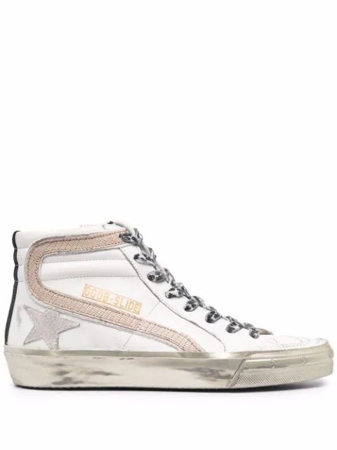 panelled hi-top sneakers | Farfetch (US)