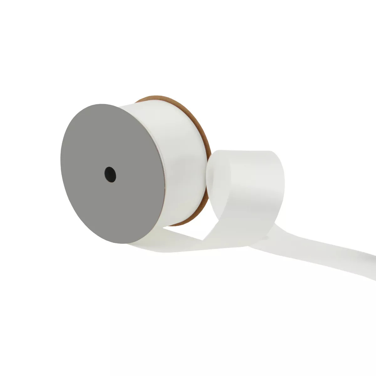 Satin Fabric Ribbon White - Spritz™: Polyester Gift Ribbon for Birthday & Easter, 9ft x 1.5in | Target