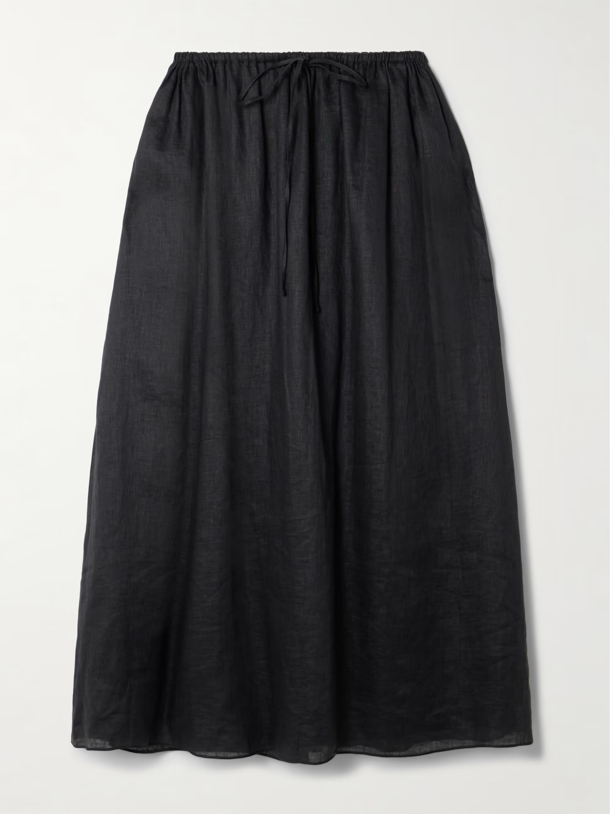 Ginny gathered linen maxi skirt | NET-A-PORTER (US)