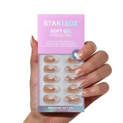 BTArtbox Press-On Nails - The Big Day Short Almond - 32ct | Target