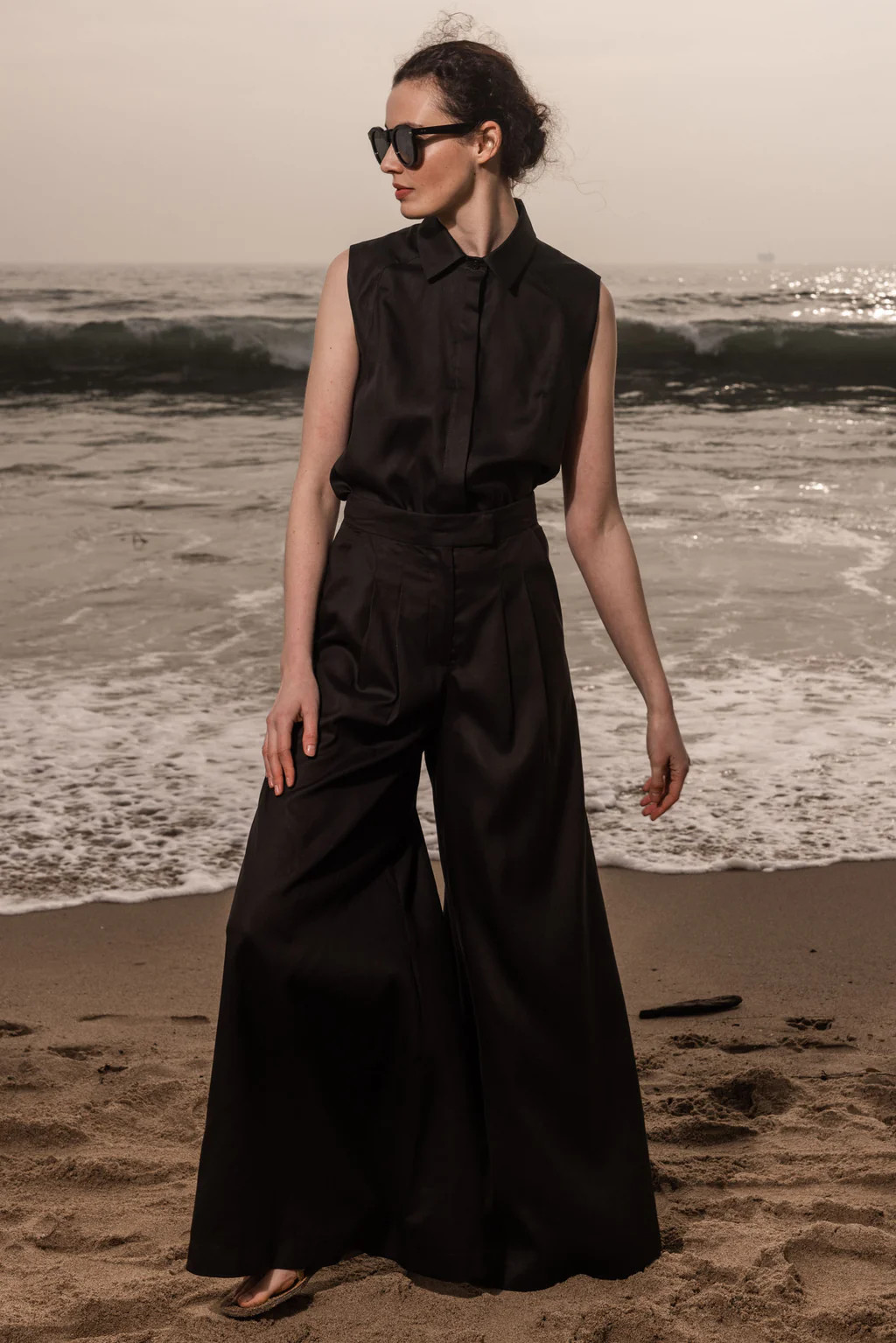 Flareup Trouser - Noir | Heidi Merrick