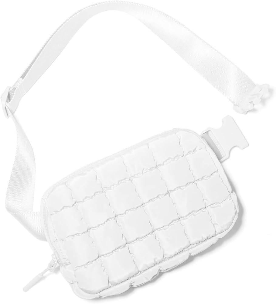 Gitus Trending Gifts for Women Puffer Crossbody Bags for Women Belt Bag Fanny Pack with Adjustabl... | Amazon (US)