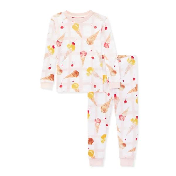 Ice Cream Scoop Organic Cotton Pajamas - 2 Toddler | Burts Bees Baby