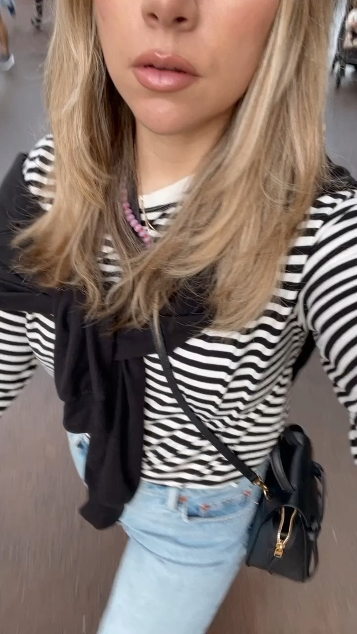 Striped Long Sleeve // Travel Look

#LTKstyletip #LTKtravel